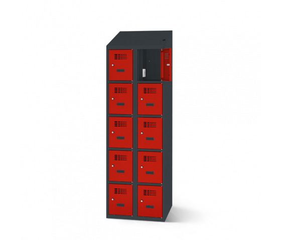 Charging locker with 10 compartments - 60cm wide - RS6025