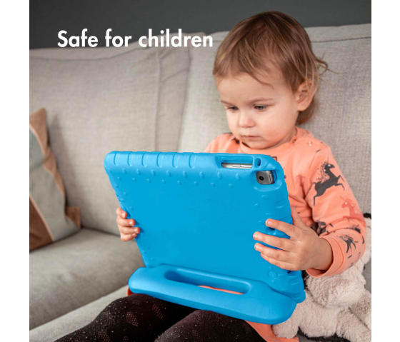 KidsCase surfplattefodral med handtag för Samsung Galaxy Tab A9 8,7 tum - Blå