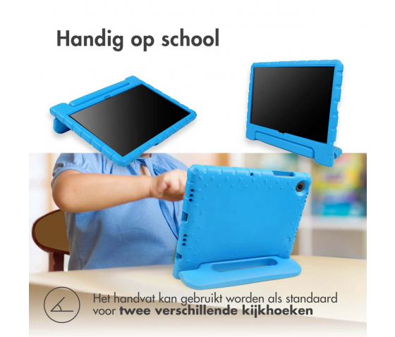 KidsCase tablethoes met handvat voor Samsung Galaxy Tab A9 8.7 inch - Blauw