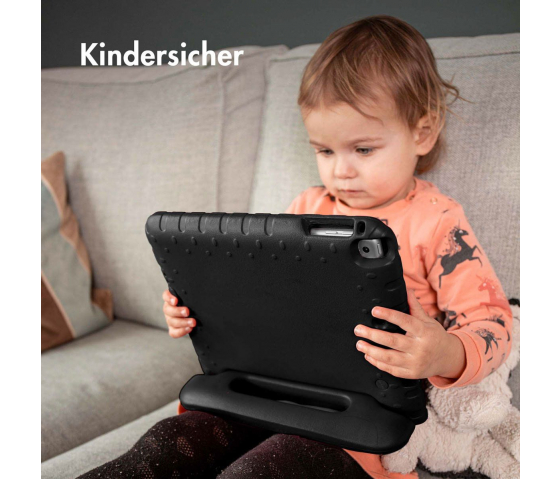 KidsCase Tablet-Hülle mit Griff für Samsung Galaxy Tab A9 8,7 Zoll - Schwarz