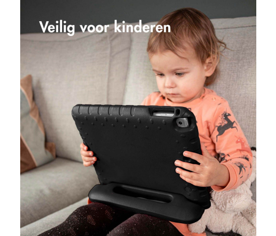 KidsCase tablethoes met handvat voor Samsung Galaxy Tab A9 8.7 inch - Zwart