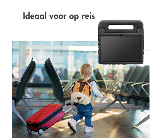 KidsCase tablethoes met handvat voor iPad Air 11 inch (2024) - Zwart