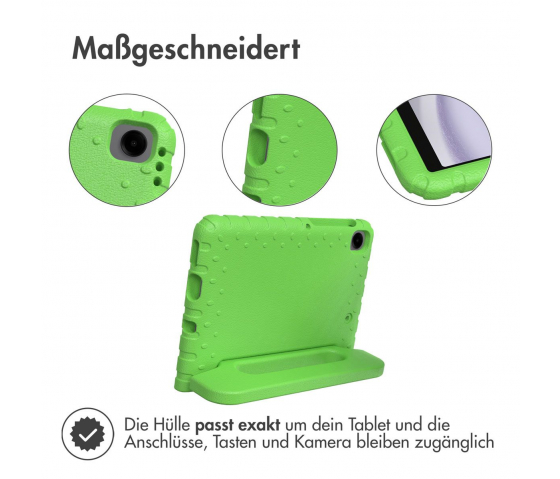 KidsCase Tablet-Hülle mit Griff für Samsung Galaxy Tab A9 8,7 Zoll - Grün