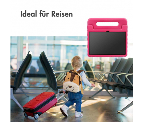 KidsCase Tablet-Hülle mit Griff für Samsung Galaxy Tab A9 8,7 Zoll - Pink