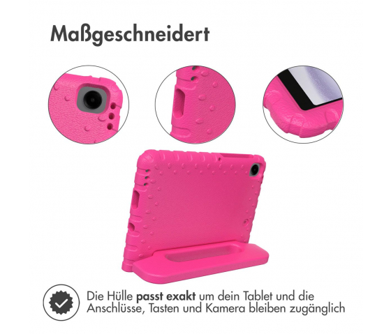 KidsCase Tablet-Hülle mit Griff für Samsung Galaxy Tab A9 8,7 Zoll - Pink