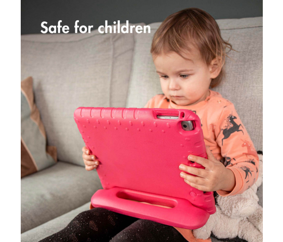 KidsCase tabletfodral med handtag för iPad 10 (2022) 10,9 tum - Rosa