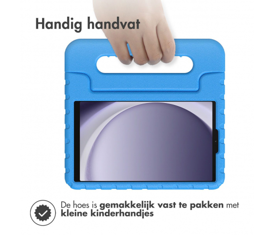 KidsCase tablethoes met handvat voor Samsung Galaxy Tab A9 8.7 inch - Blauw