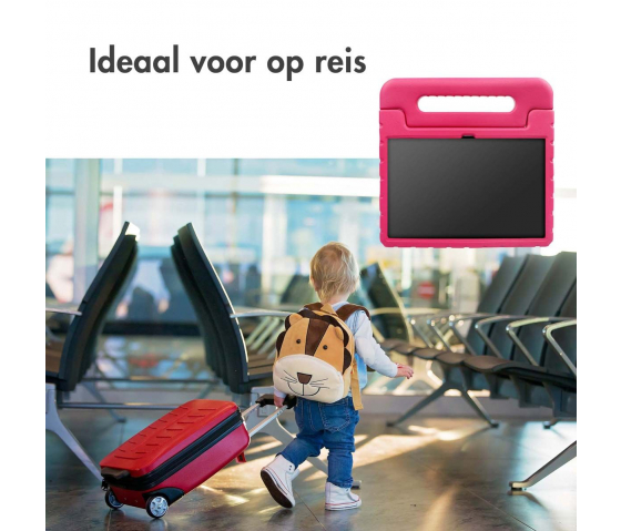 KidsCase tablethoes met handvat voor Samsung Galaxy Tab A9 Plus - Roze