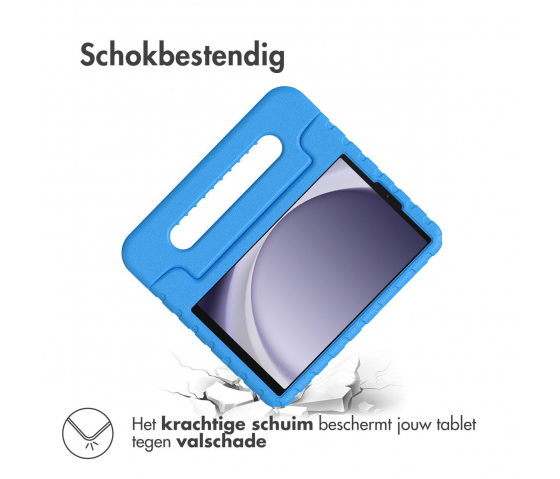 KidsCase tablethoes met handvat voor Samsung Galaxy Tab A9 8.7 inch - Blauw