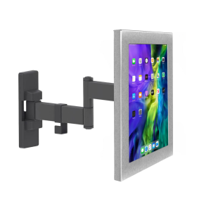 Flexible tablet wall mount 345 mm Securo M for 9-11 inch tablets - stainless steel