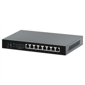 8-Poorts 2.5G Ethernet PoE+ Switch - 100W PoE, Onbeheerd, Desktop/Wall-mount