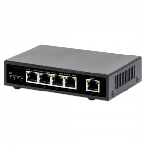 5-Poorts Gigabit Ethernet PoE+ Switch - 62W PoE, Desktop