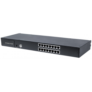 Modulaire 16-poorts CAT5 VGA KVM-switch