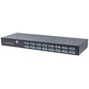 Modular 16-port VGA KVM switch