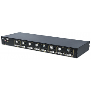 Modular 8-port DVI KVM switch