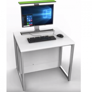 Computertafel M1 met 1 mechanische pop-up monitorbehuizing - 70 (B) x 67 (D) cm