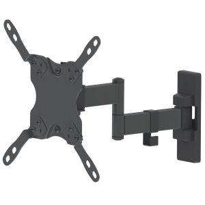 Monitor wall mount with swivel arm for 1 screen - 13 to 43 inches