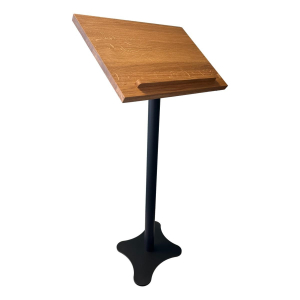 Wood/metal lectern Mars - oak