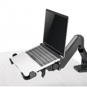 Adjustable VESA laptop holder