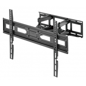 Fully movable TV wall bracket MHT67 with adjustable levelling for 37 to 80-inch televisions