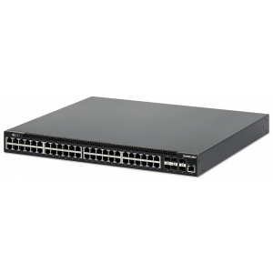 54-Port L3 Managed PoE+ Switch with 6 SFP+ Uplinks - 850W PoE, Rackmount