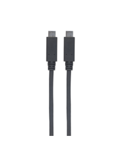 SuperSpeed+ USB-C naar USB-C kabel - 10 Gbps - 100W - 1 meter - zwart