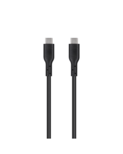 SuperSpeed+ USB-C naar USB-C kabel - 10 Gbps - 60W - 0.5 meter - zwart