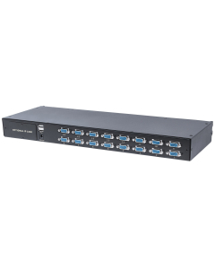 Modular 16-port VGA KVM switch