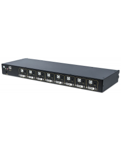 Modular 8-port DVI KVM switch