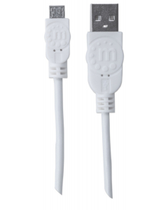 Hi-Speed USB-A naar Micro-USB kabel - 480 Mbps - 1 meter - wit