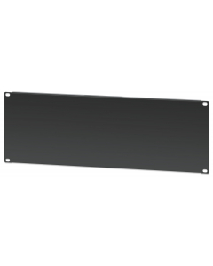 4U afdekpaneel voor 19 inch rack - zwart