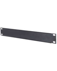 1U afdekpaneel voor 10 inch rack - zwart