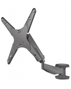 Universal gas spring TV wall bracket MHT93 with single arm for 21 to 60 inch televisions or monitors