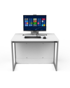 Computer table P1 with 1 electric pop-up monitor enclosure - 80 (W) x 75 (D) cm