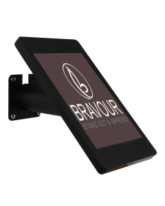 Tablet wall holder Fino S for tablets between 7 and 8 inches - black