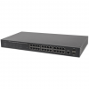 24-Port Gigabit Ethernet Web-Managed PoE+ Switch with 2 SFP ports - 370W PoE, Rackmount