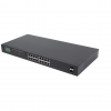 Switch PoE+ Gigabit Ethernet a 16 porte con LCD - 370W PoE, montaggio a rack