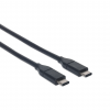 SuperSpeed+ USB-C to USB-C cable - 10 Gbps - 60W - 1 metre - black