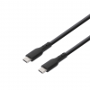 Hi-Speed USB-C naar USB-C kabel - 480 Mbps - 60W - 0.5 meter - zwart