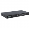 24-Port Gigabit Ethernet PoE+ Switch mit LCD - 370W PoE, Rackmount