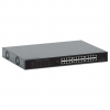 24-Port Gigabit Ethernet PoE+ Switch with 2 SFP ports - 370W PoE, Rackmount