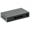 5-Port Gigabit Ethernet PoE+ Switch - 40W PoE - Geeignet für Tisch- und Wandmontage