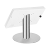 Tablet desk stand Fino S for tablets between 7 and 8 inch - white/ stainless steel 