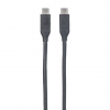 SuperSpeed+ USB-C to USB-C cable - 10 Gbps - 60W - 1 metre - black