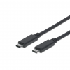 SuperSpeed+ USB-C naar USB-C kabel - 10 Gbps - 100W - 1 meter - zwart