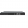 16-Port Gigabit Ethernet PoE+ Switch - 370W PoE, Rackmount