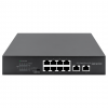 8-Port Gigabit Ethernet PoE+ Switch with 2 Uplink Ports - 120W PoE, Desktop