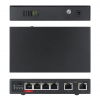 6-Port Fast Ethernet Switch with 4 PoE ports - 65W PoE, VLAN, Desktop