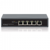 PoE-Powered 5-Port Gigabit Switch with PoE Passthrough - 65W PoE, Desktop/Wall-mount