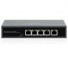 5-Port PoE++ Switch with Gigabit Ethernet and Uplink functionality - desktop/wall mount